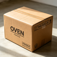 Boîte d'emballage pour four de cuisine imprimée sur mesure, boîte en carton ondulé résistant à l'eau, boîtes d'expédition pour appareils électroménagers