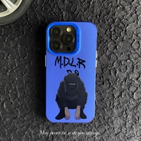 Coque de Téléphone Élégante en Plastique Rigide Fundas pour iPhone Xs Xr 11 12 13 Mini 14 15 16 17 Plus Pro Max Modèle