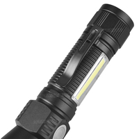 STARYNITE Senter Ungu Ungu Led, Senter Ungu Ungu Ungu Led UV Magnetis Aluminium Isi Ulang Daya Tinggi Portabel Dalam Cahaya Putih dan Hitam