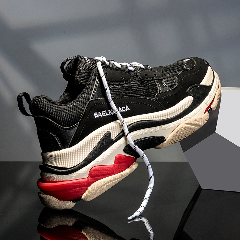 Роскошные спортивные туфли на платформе на массивном высоком каблуке, Дизайнерские летние дышащие кроссовки на заказ для мужчин и женщин