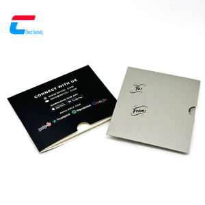 Exquisita Caja de Regalo Impermeable de Alta Gama, Porta Tarjetas de Crédito VIP, Recubrimiento UV, Grabado en Relieve, Empaque Personalizado con Logotipo para Marketing - Product Image 3