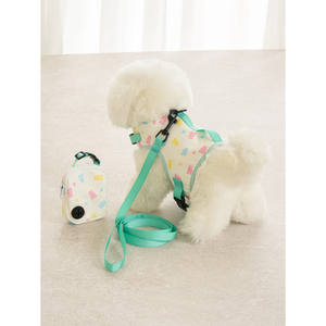 Harnais de luxe en néoprène et polyester pour chien ensemble de harnais pour sac à dos respirant petites tailles moyennes et très grandes tailles pour chats - Product Image 1