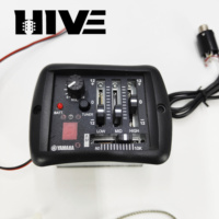 HIVE Micro Piezo pour Guitare Acoustique avec Égaliseur 3 Bandes (Bas/Moyen/Haut) et Préampli, pour Guitare Folk, avec Contrôle de 12 dB