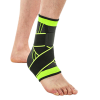 ANGTE Cheville Sangles Wraps Cheville Compression Manches Tricoté Plantaire Fasciite Fonctionnelle Cheville Pied Brace Support Stabilisateur