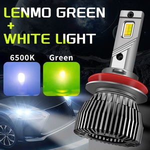 1 paire de phares de <span class=keywords><strong>voiture</strong></span> blancs + citron H1 H3 <span class=keywords><strong>H7</strong></span> H4 9005 9006 HB3 HB4 H11 9012 12V 24V LED <span class=keywords><strong>pour</strong></span> phares antibrouillard ampoules 120W - Product Image 2