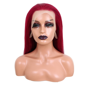 <span class=keywords><strong>Vino</strong></span> tinto 99j Bob pelucas HD transparente encaje completo frente brasileño cabello humano longitud larga 13x4 tamaño de encaje Bob <span class=keywords><strong>corto</strong></span> pelucas en <span class=keywords><strong>Color</strong></span> <span class=keywords><strong>rojo</strong></span> - Product Image 3