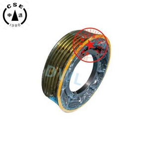 Bộ phận thang máy làm lệch hướng bánh xe dây 650*152*5*16 thang máy kéo bánh xe cho <span class=keywords><strong>TOS</strong></span> hiba - Product Image 2