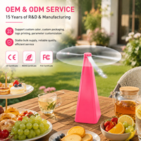 Nouveaux ventilateurs anti-mouches OEM ODM pour table extérieure, ventilateur répulsif/dissuasif contre les insectes pour intérieur et extérieur, ventilateurs anti-mouches portables rotatifs