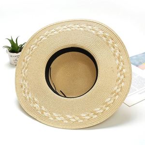 Sombreros de Sol de Papel Ecológicos de Alta Calidad, de Ala Ancha, al por Mayor, con Logotipo Personalizado, para Playa de Verano - Product Image 5