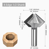 YUFU Couteau à bec d'oiseau diamanté non revêtu personnalisable, compatible OEM, HRC 65-93, pour machine de découpe, fraisage et gravure de table