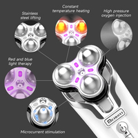 Meiboyi - Pulverizador de Niebla Nano Portátil, Inyector de Oxígeno y Agua para Limpieza Hydra, Masajeador Facial Eléctrico Portátil, Dispositivo de Belleza para Salón