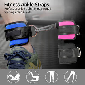 Custom Logo Gym Acessórios Ajustáveis Kickbacks Tornozelo Cuff <span class=keywords><strong>Glute</strong></span> Workouts Neoprene Acolchoado Tornozelo Correias para Máquina de Cabo - Product Image 2