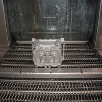 Séchoir à air chaud à bande transporteuse SUS304, équipement de séchage automatique à tambour chauffant électrique pour pièces moulées industrielles et quincaillerie automobile