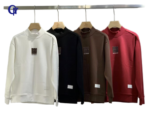เสื้อฮู้ดดี้และเสื้อสเวตเชิ้ตผู้ชายปักลาย 450GSM ผ้าฝ้าย 100% แบบสั่งทำ - Product Image 1