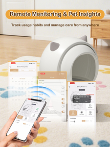 <span class=keywords><strong>Bac</strong></span> à <span class=keywords><strong>Litière</strong></span> Automatique et Intelligente pour Chats avec Nettoyage Automatique et Désodorisation - Product Image 5