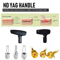 Système de télécommande 3 poignées pour épilation au laser diode Ice Platinum Titanium et détatouage – Équipement de beauté professionnel pour salon