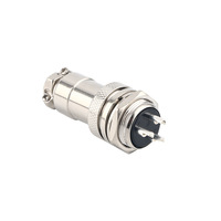 Connecteur d'aviation étanche IP68 Newstep GX12 2-15 broches, fiches mâle/femelle, contacts en cuivre plaqué or, boîtier TPU, AC/DC