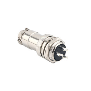 Newstep Gx12 <span class=keywords><strong>2</strong></span>-15 <span class=keywords><strong>Pin</strong></span> IP68 Không Thấm Nước Hàng Không Kết Nối Nam/Nữ Phích Cắm Vàng-Mạ Đồng Liên Hệ Cho Cảm Biến Chất Lượng Cao - Product Image 2