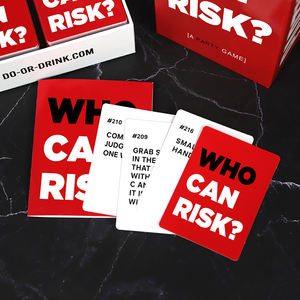Jeux de table classiques personnalisés <span class=keywords><strong>Carte</strong></span> de <span class=keywords><strong>jeu</strong></span> qui peut risquer de boire pour la fête - Product Image 5