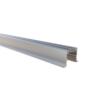 Profil en aluminium LED 55*35mm avec diffuseur de couvercle PC pour bande LED LED lumière linéaire encastrée montée