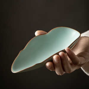 Ru Kiln Ceramic <b>Tea</b> Scoop Irregular Shape Porcelain <b>Tea</b> Ceremony Accessory Kung Fu <b>Tea</b> <b>Set</b> - Product Image 3