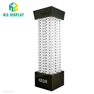 Tùy chỉnh có thể gập lại <span class=keywords><strong>Turntable</strong></span> tông Kính mát hiển thị đứng với gương phong cách hiện đại cho sàn hiển thị - Product Image 4