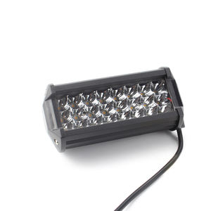 Moto électrique LED lampe de travail 72W phare avant batterie voiture super lumineuse bande extérieure 24 perles explosives clignotantes longues - Product Image 1