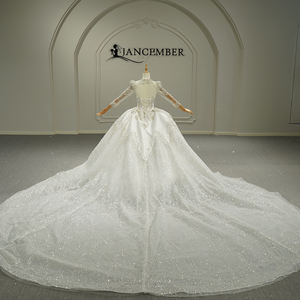 Vestidos de Novia Jancember GT26005 Princess Sweetheart Empire de Satén con Perlas - Product Image 4