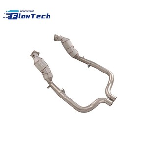 ท่อดาวน์ไปป์สแตนเลส 304 คุณภาพสูงสำหรับ Porsche Panamera 970 970.1 970.2 3.6 4.8L ไหลเวียนสูง ติดตั้งได้โดยตรง - Product Image 6