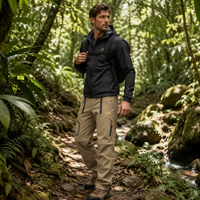 Pantalon cargo court pour homme, taille européenne, coupe décontractée extensible, pour la randonnée en extérieur, avec logo personnalisé, vente en gros d'usine, OEM