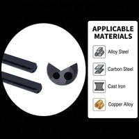 Foret professionnel auto-centrant à plaquettes de carbure AlTiN pour trous profonds, haute température/haute dureté, pour perçage de l'acier inoxydable