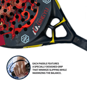 Высококачественная ракетка для падел-тенниса из карбона 18K, для пляжного тенниса (Bull Pala De Beach Tennis), деревянная ракетка с покрытием Spray, ракетки для падела 12K, доступен бесплатный образец - Product Image 5