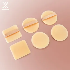 XIONGWEI Puff bubuk riasan, penggunaan kecantikan personalisasi Flocking Microfiber bubuk Makeup aksesoris kecantikan untuk rias