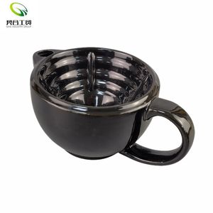 Mug et bol à savon en céramique <span class=keywords><strong>style</strong></span> dessin animé chic avec poignée en corde et bol à crème à <span class=keywords><strong>moustache</strong></span> pour cadeaux - Product Image 1