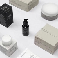 Boîte d'emballage en papier contenant imprimé, pour huiles essentielles, noirs, mat, 10 pièces