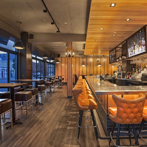 Mesa <span class=keywords><strong>y</strong></span> silla <span class=keywords><strong>de</strong></span> fábrica UPTOP para restaurante, muebles <span class=keywords><strong>de</strong></span> café, silla <span class=keywords><strong>de</strong></span> Bar <span class=keywords><strong>de</strong></span> cuero naranja con diseño <span class=keywords><strong>de</strong></span> botones - Product Image 5