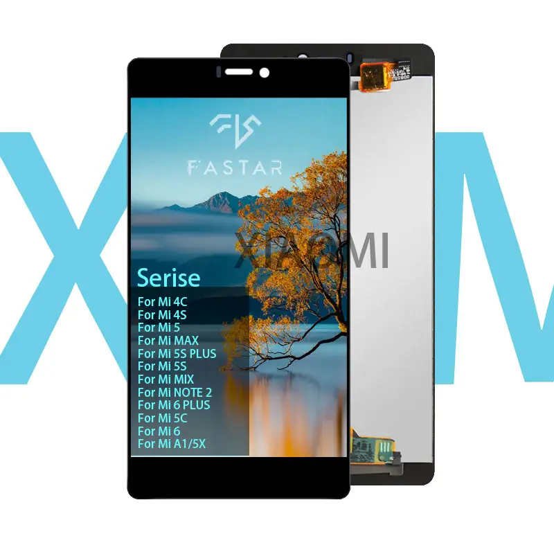 Factory warehouse for Xiaomi Mi 4C 4S 6 5C A1 5X 5 5S PLUS MIX MAX Display phone Screen touch MI NOTE 2 LCD