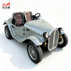 <span class=keywords><strong>Auto</strong></span> <span class=keywords><strong>d</strong></span>'<span class=keywords><strong>Epoca</strong></span> Mini Classica con 2 Sedili in Pelle, <span class=keywords><strong>Auto</strong></span> Elettrica dall'Aspetto Vintage - Product Image 3