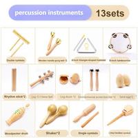 Wholesale Miniature Orff Wooden Percussion Kit for Early Education Beginner-Friendly Musical Instruments Hammering Pounding Toy