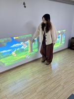 Proyektor Pintar Interaktif Android 11.0 2.4G/5G Dual WIFI Tautan Unduh Perangkat Lunak Efek Interaktif