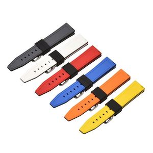 Bracelet de montre en caoutchouc de haute qualité, à libération rapide, étanche, 20 mm, 22 mm, 24 mm, 26 mm, bracelet de montre en silicone - Product Image 5