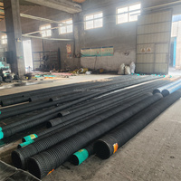 Tuyau en caoutchouc NBR à quatre spirales en fil d'acier Yongyi 150 mm, épaisseur de paroi 9,8 mm, haute résistance, résistant à l'usure et à la corrosion