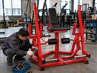 Máquina de extensión de piernas ISO-Lateral comercial MRD-SH17 de alta resistencia para entrenamiento de cuádriceps en gimnasios