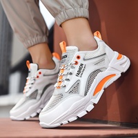 Baskets de course estivales 2026 en maille ajourée pour adolescents et hommes – Chaussures décontractées, tendance, respirantes et légères avec semelle intérieure en EVA