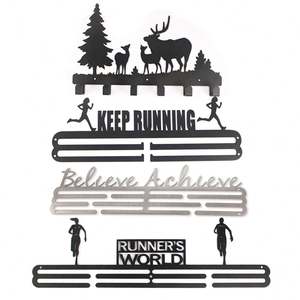 Aangepaste Metalen Sport Medaille Houder Wandsteun Display Frame <span class=keywords><strong>Rack</strong></span> - Product Image 5