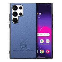 Étui de téléphone populaire en cuir PU à grain tissé pour Samsung Galaxy S26 S25 S24 S23 Ultra A07 A17 A37 A57 A16 A36 A56 A15 A35 A55 A18