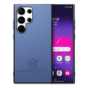 Étui de téléphone populaire en cuir PU à grain tissé pour <span class=keywords><strong>Samsung</strong></span> Galaxy S26 S25 S24 S23 Ultra A07 A17 A37 A57 A16 A36 A56 A15 A35 A55 - Product Image 5