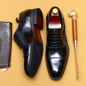 Zapatos Oxford de cuero con cordones para hombre, estilo italiano de alta calidad, ideales para bodas y eventos formales. - Product Image 2