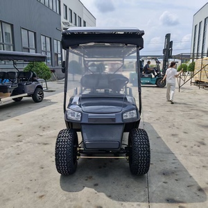 Voiturette de golf électrique 6 places tout-terrain avec vitesse de 30 km/h et autonomie de 30 km, contrôleur intelligent pour usage en station balnéaire - Product Image 2