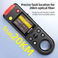 Mini El Tipi OTDR Fiber Test Cihazı Bluetooth Mini Program Kontrolü Gerçek Zamanlı Optik Hat Tespit Cihazı FTTH OTDR 20KM